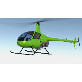 Light Utility Helicopter 3D model